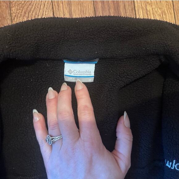 Columbia Jacket Black full zip Size Medium 100% Polyester - Picture 5 of 8